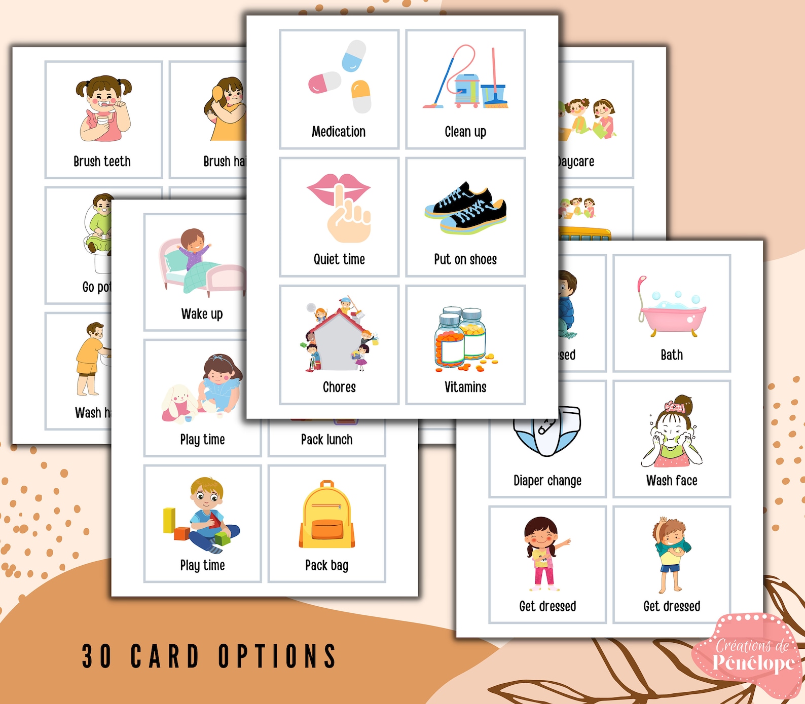 Morning Routine Sunshine Toddler Preschool Morning Routine Chart Schedule | Rise and Shine ...