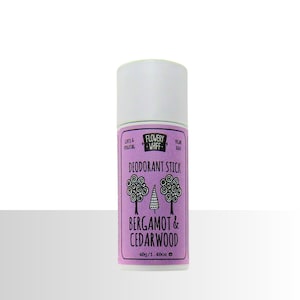 Bergamotte & Zedernholz - Natürliches Veganes Deodorant in Plastikfreien Kartonhülsen von Flowery Whiff
