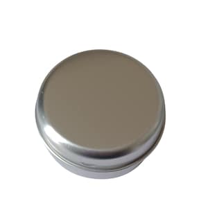 Box mit 10 Silberdosen für Kosmetik oder Lebensmittel 30g - Click Deckel