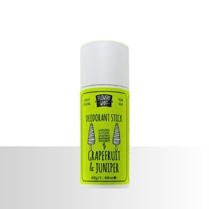 Pomelo y enebro - Desodorante natural vegano en tubos de cartón sin plástico de Flowery Whiff