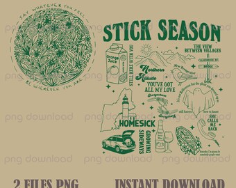 Stick Season by Noah Kahan  Soundwave Art Print Poster – The Wav