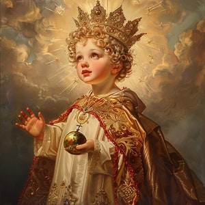 Infant of Prague Digital Download | Religious Instant Print