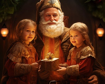 Saint Nicholas Christmas Digital Download