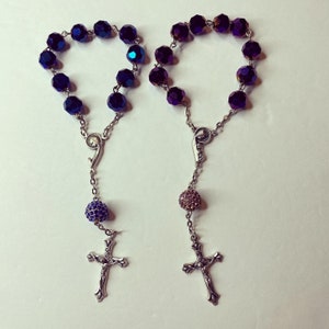 Madonna Crystal One Decade Rosaries