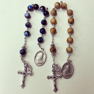 Saint Padre Pio 8mm One Decade Rosaries