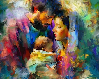 Holy Family Digital Download | Instant Religious Print