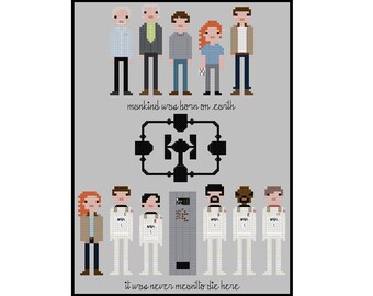 Interstellar Parody- Cross Stitch Pattern PDF Instant Download