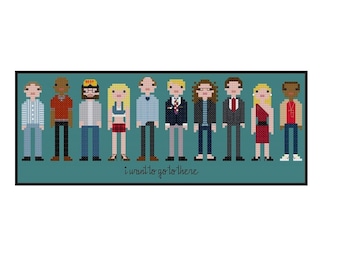 30 Rock Parody- Cross Stitch PDF Instant Download
