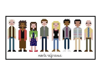 Community TV Series Parody- Cross Stitch Pattern PDF Download