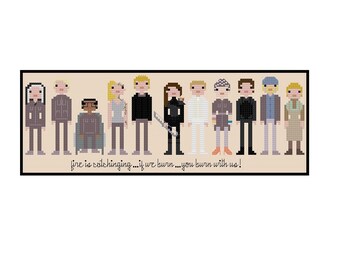 The Mockingjay Part 1 Parody- Cross Stitch Pattern PDF Instant Download
