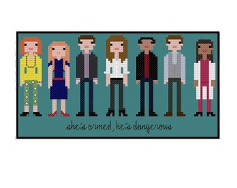 Castle Parody- Cross Stitch Pattern PDF Instant Download