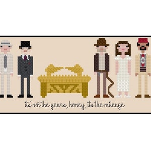 Indiana Jones and the Raiders of the Lost Ark Parody- Cross Stitch Pattern PDF Instant Download