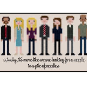 Criminal Minds Parody- Cross Stitch Pattern PDF Instant Download