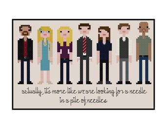Criminal Minds Parody- Cross Stitch Pattern PDF Instant Download
