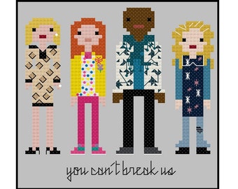 Unbreakable Kimmie Schmidt Parody- Cross Stitch Pattern PDF Instant Download