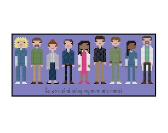 The Mindy Project Parody- Cross Stitch Pattern PDF Instant Download