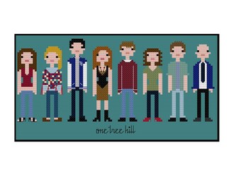 One Tree Hill Parody Cross Stitch Pattern PDF Instant Download