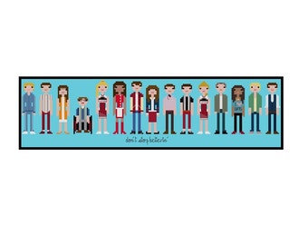 Glee  Parody Cross Stitch Pattern- PDF Instant Download