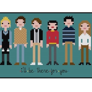 Friends Parody- Cross Stitch Pattern PDF Instant Download
