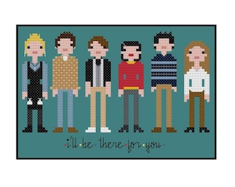 Friends Parody- Cross Stitch Pattern PDF Instant Download