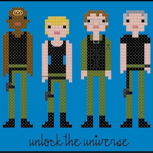 Stargate SG-1 Parody- Cross Stitch Pattern PDF Instant Download