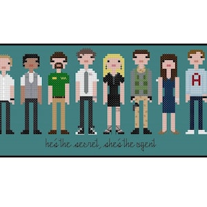 Chuck Parody Cross Stitch Pattern- PDF Instant Download