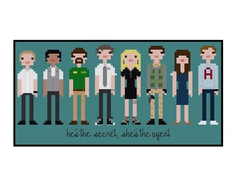Chuck Parody Cross Stitch Pattern- PDF Instant Download