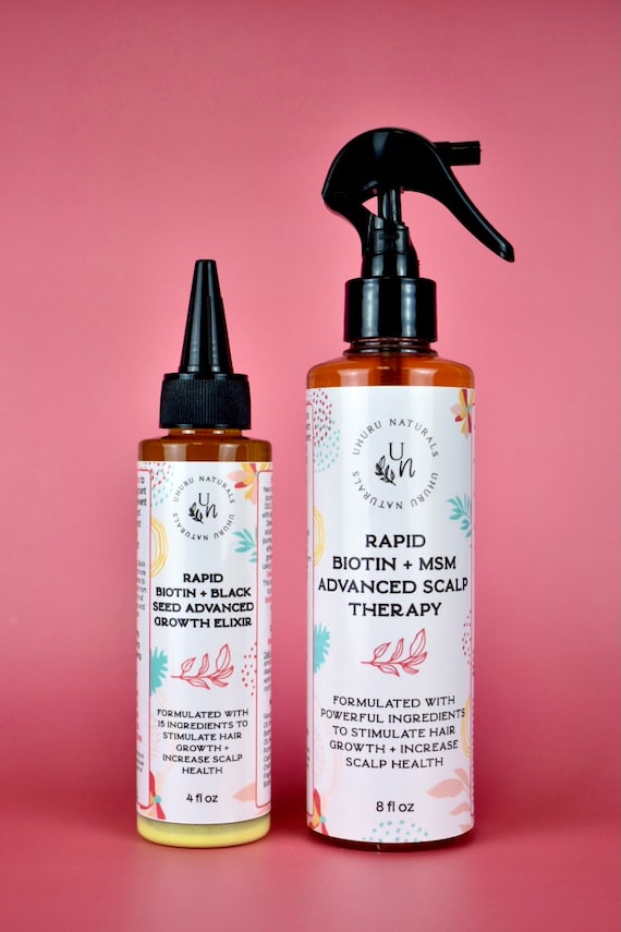 Rapid Biotin Hair Growth Bundle 100% Natural Hair Growth - Etsy Rapid Biotin Hair Growth Bundle 100% Natural Hair Growth - Etsy