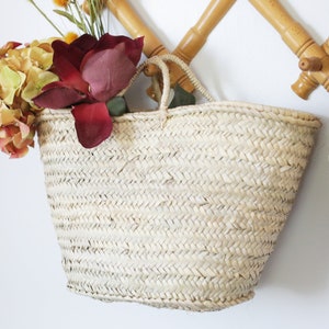 French Market Basket, The Maybell, Woven Bag, Straw Bag, Laundry Basket, Straw Bag, Farmers Market Bag, Storage, Beach Bag, Carryall image 9