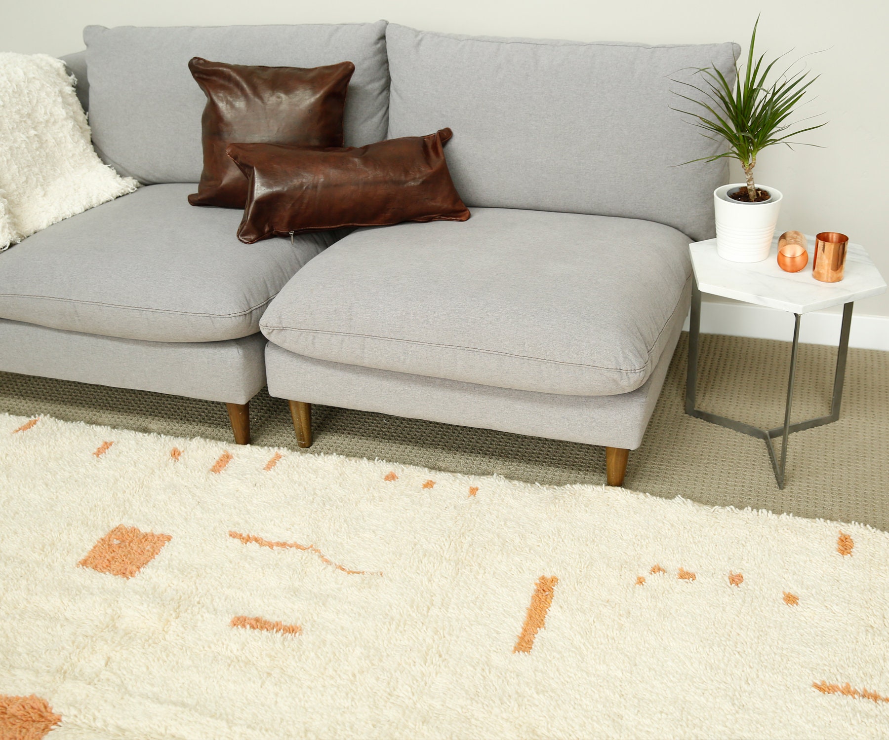 Dark Brown Leather Lumbar Pillow Bohemian Decorative Pillow Etsy