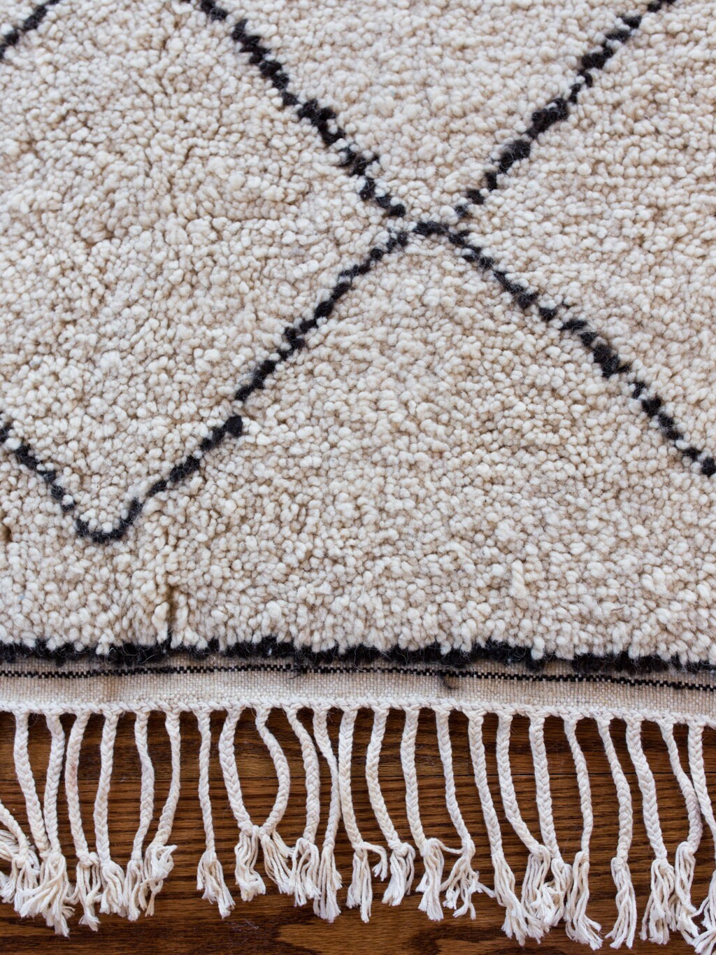 Beni Ourain Rug Zig Zag Rug Moroccan Rug Scandinavian Rug Etsy