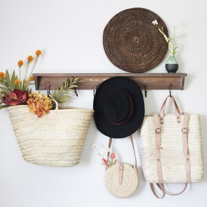 French Market Basket, The Maybell, Woven Bag, Straw Bag, Laundry Basket, Straw Bag, Farmers Market Bag, Storage, Beach Bag, Carryall image 2