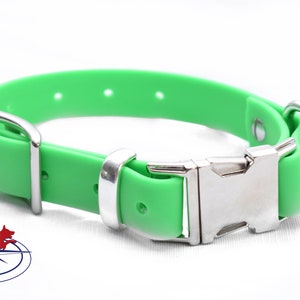 Clearance*** Neon Green Biothane QuikR Dog Collar
