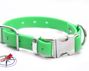 Clearance*** Neon Green Biothane QuikR Dog Collar