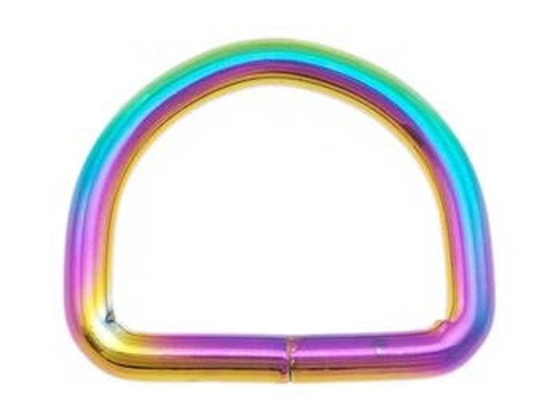 D-ring för hund | Hundhalsband | Bältesspänne | Mässing | Nickelpläterad | Roséguld | Mattsvart | Neo-krom Neo Chrome