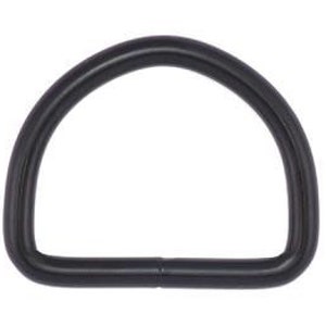 D-ring för hund | Hundhalsband | Bältesspänne | Mässing | Nickelpläterad | Roséguld | Mattsvart | Neo-krom Flat Black Matte