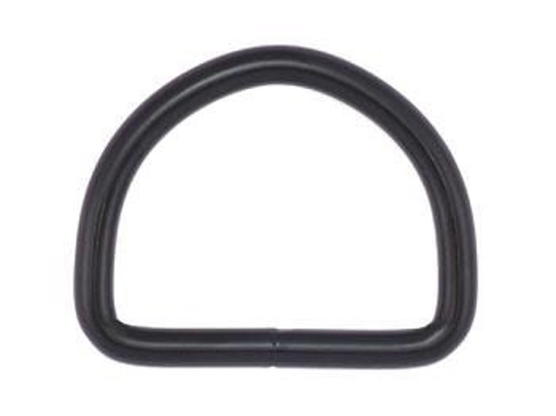 D-ring för hund | Hundhalsband | Bältesspänne | Mässing | Nickelpläterad | Roséguld | Mattsvart | Neo-krom Flat Black Matte