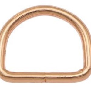 D-ring för hund | Hundhalsband | Bältesspänne | Mässing | Nickelpläterad | Roséguld | Mattsvart | Neo-krom Rose Gold