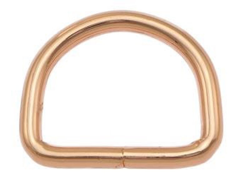 D-ring för hund | Hundhalsband | Bältesspänne | Mässing | Nickelpläterad | Roséguld | Mattsvart | Neo-krom Rose Gold