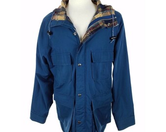 flannel lined raincoat