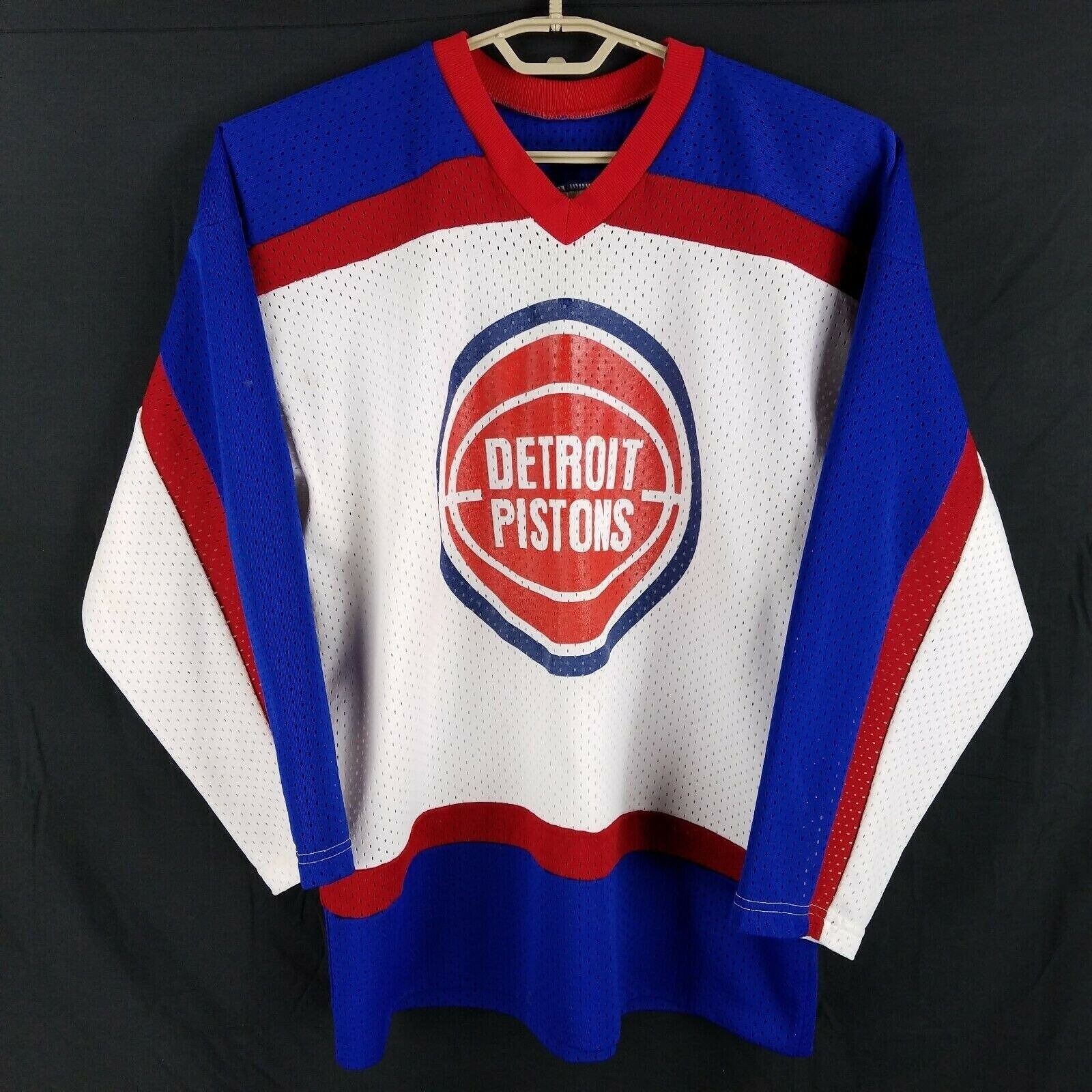 detroit pistons hockey jersey