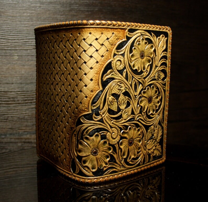 Handtooled Leather Passport Cover Handcarved Passport Etsy