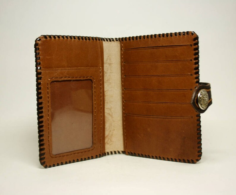 Handtooled passport cover biker passport cover leather Etsy