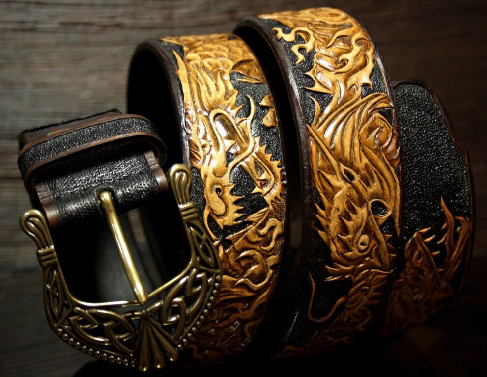 tooled belt
