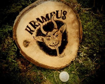 Pyrography Krampus