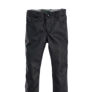 Kids Leather Joggers Etsy