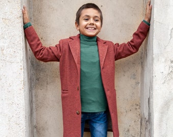 Winter coat, Boys wool coat, Vintage coat, Warm long coat, Trendy coat, Toddler boy coat, Kids coat, Down coat, Pea coat, Long boys coats