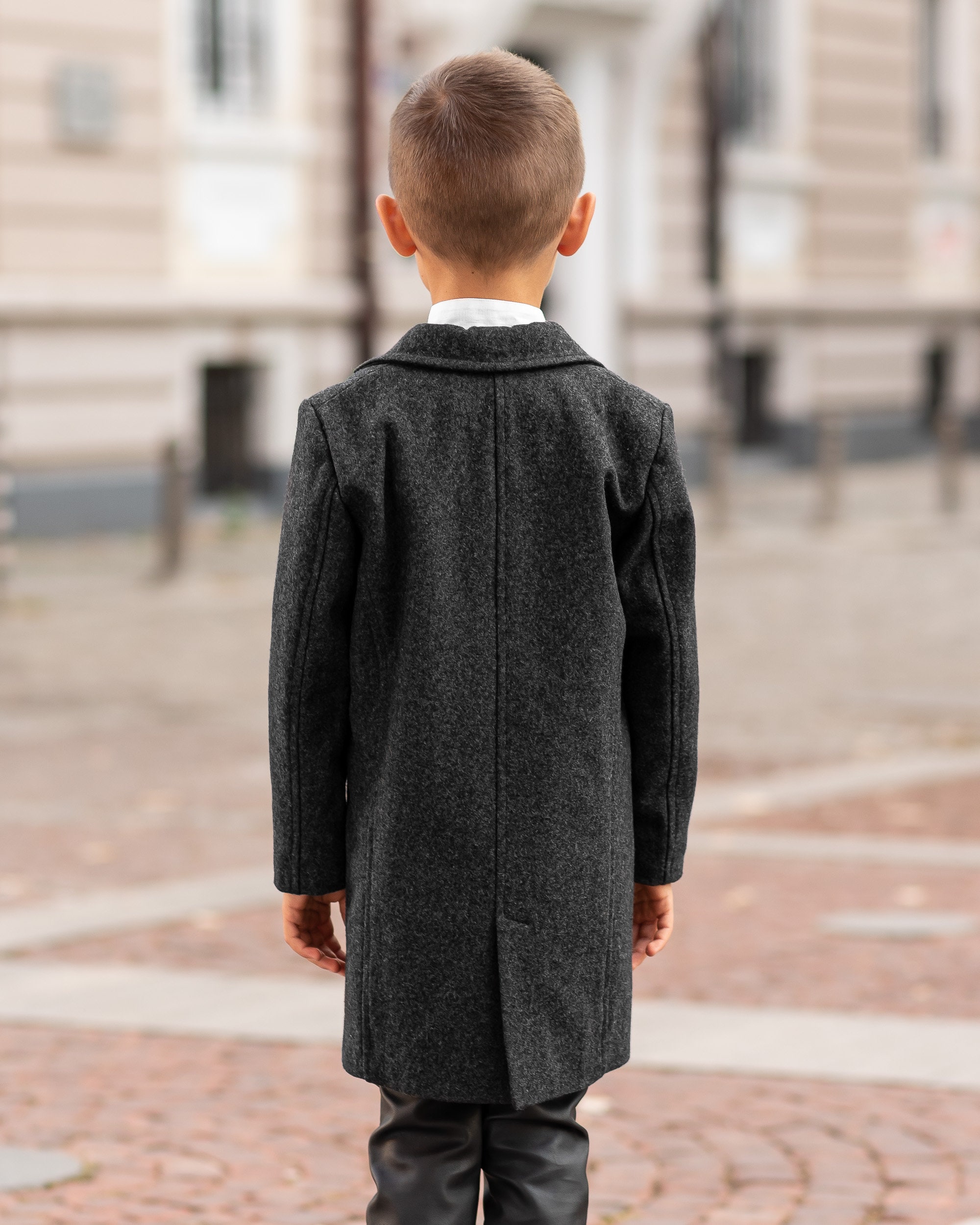 Boys Wool Blend Winter Coat: Vintage Style Long Coat - Etsy Boys Wool Blend Winter Coat: Vintage Style Long Coat - Etsy