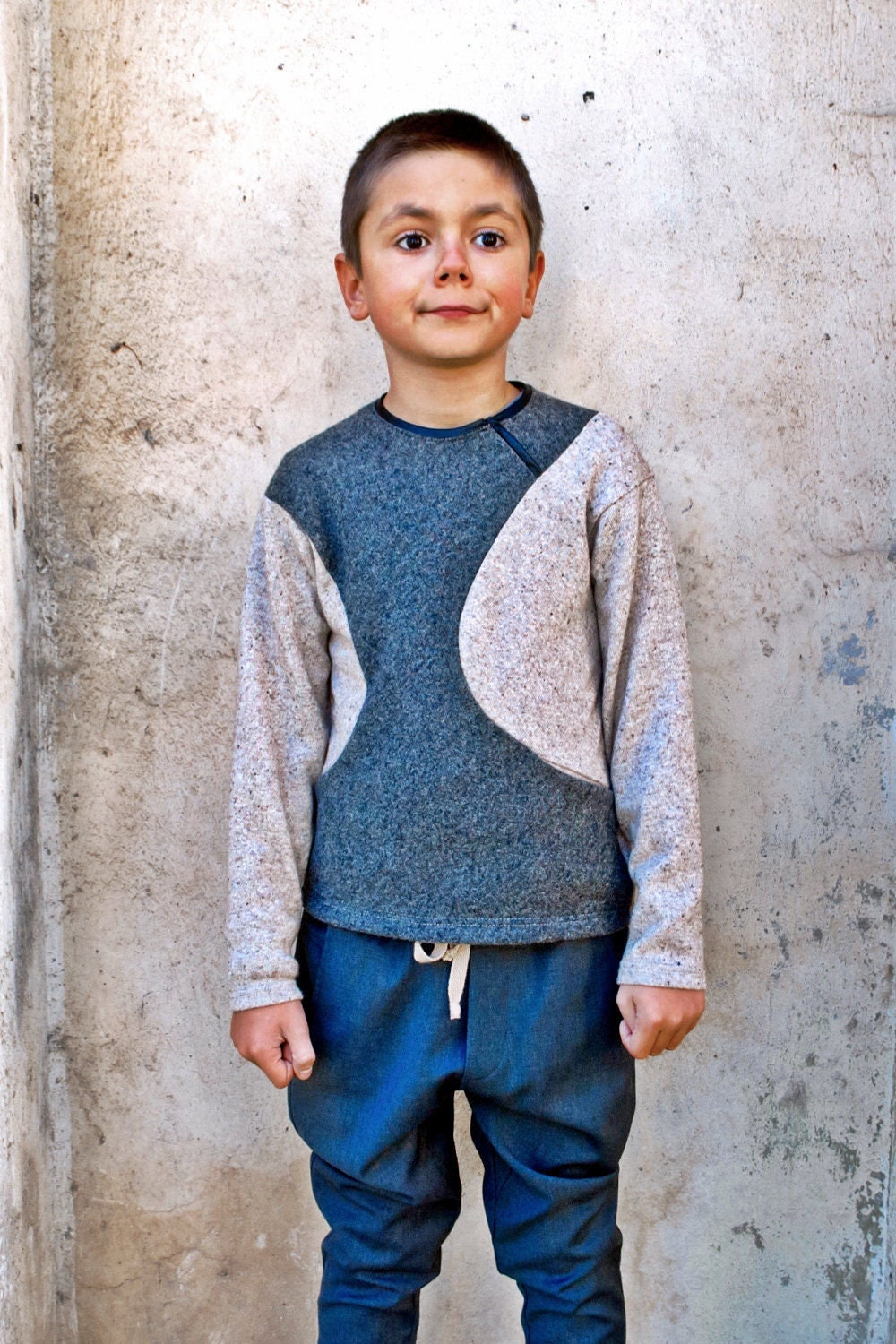 Boys wool sweater/Wool boys clothing/Winter sweater/Soft wool Etsy