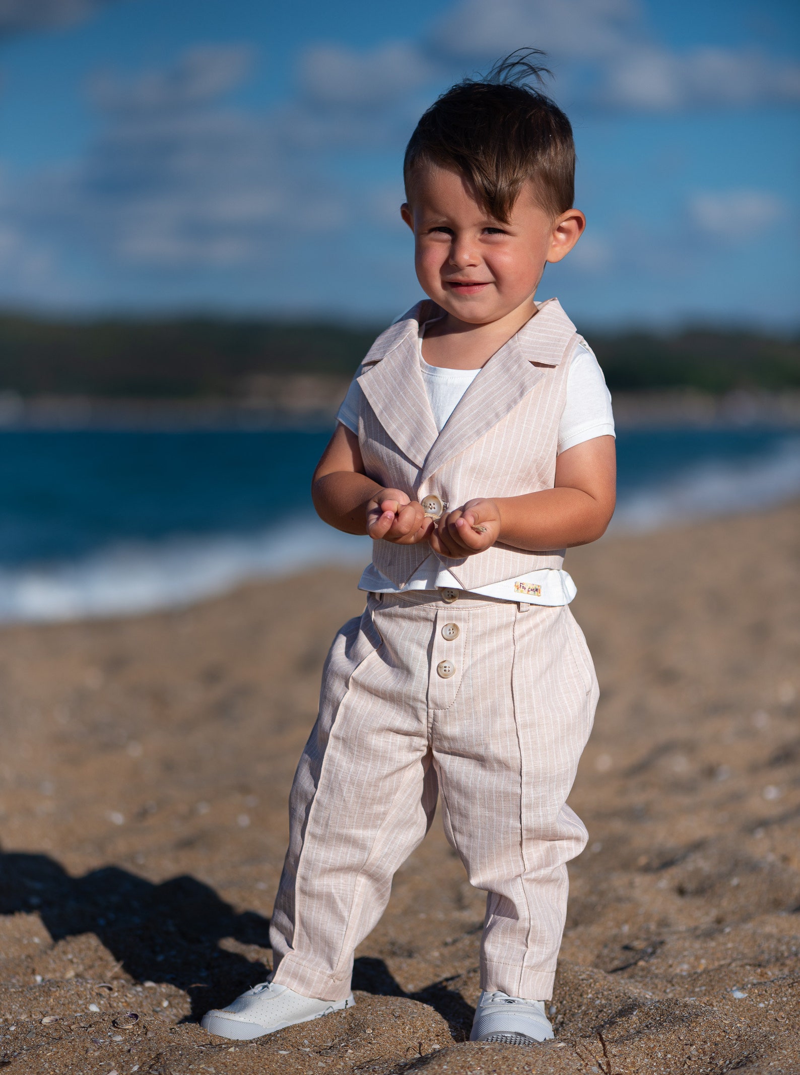 Baby Boys Linen Suit Summer Formal Wear Kids Linen Outfit/ Etsy